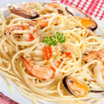 シーフードパスタ